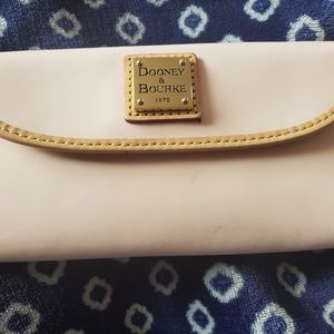 Pink /natural Dooney bourke wallet